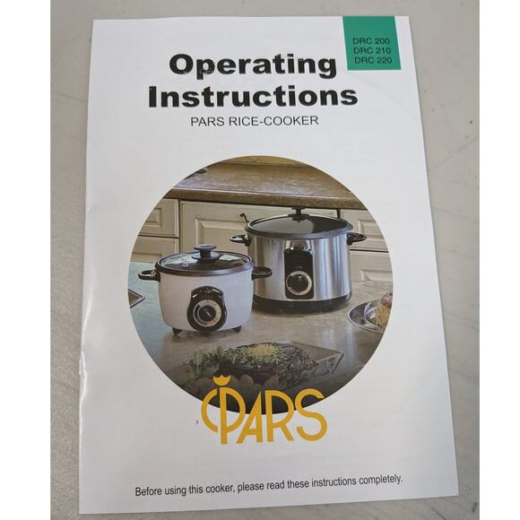 Pars Automatic Persian Rice Cooker Tahdig Rice Maker -White-3 Cup-USED-M123 - Picture 6 of 7